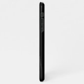 Portrait Head Niedlich Llama mit schwarzem Hinterg iPhone Hülle (Linke Seite)