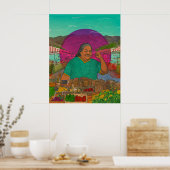 Portrait: Helga Garcia-Garza, Agri-cultura Poster (Küche)