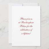 Portrait Henry VIII Einladung (Rückseite)