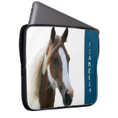 Portrait Ihres Fotos für Pferde Laptopschutzhülle (Vorne Rechts)