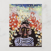 Portrait im Garten Paul Klee Postkarte (Vorderseite)