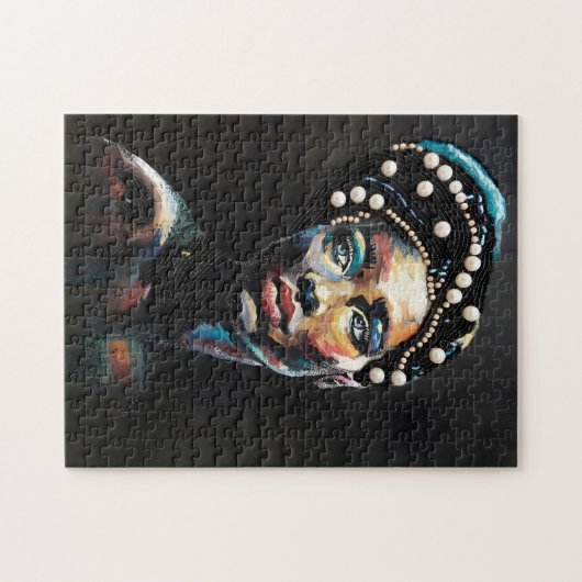 Portrait "Intricate Beadwork Headdress" Puzzle (Horizontal)