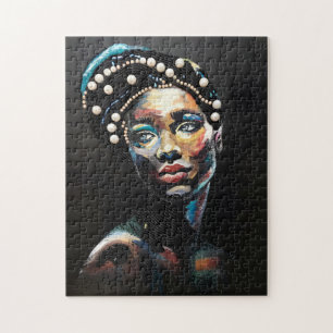 Portrait "Intricate Beadwork Headdress" Puzzle