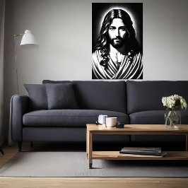 Portrait Jesu Christi | AI Art Poster