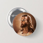 Portrait Jesu Christi Button (Vorne & Hinten)