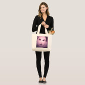 Portrait Jumbo Stoffbeutel (Vorderseite (Model))