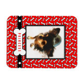 Portrait-Kühlschrankmagnet mit dem Foto Ihres Hund Magnet (Horizontal)