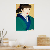 Portrait - Kunstdrucke aus Holz Poster (Küche)