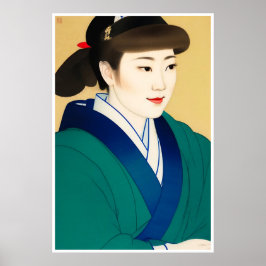 Portrait - Kunstdrucke aus Holz Poster