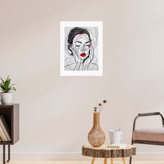 Portrait - Kunstdruckerei Poster (Wohnzimmer 3)