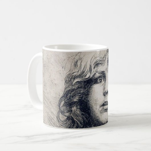 Portrait (Kupferdruck), Alphonse Mucha Kaffeetasse (Vorderseite Links)