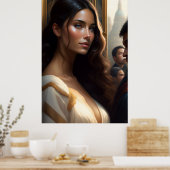 Portrait - Leinwand Art Print Poster (Küche)