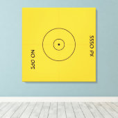 Portrait - Leinwand - Quadrat (Insitu (Holzboden))