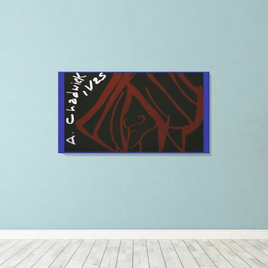 Portrait Leinwanddruck (Insitu (Holzboden))