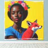 Portrait Leinwanddruck (Insitu (Holzboden))