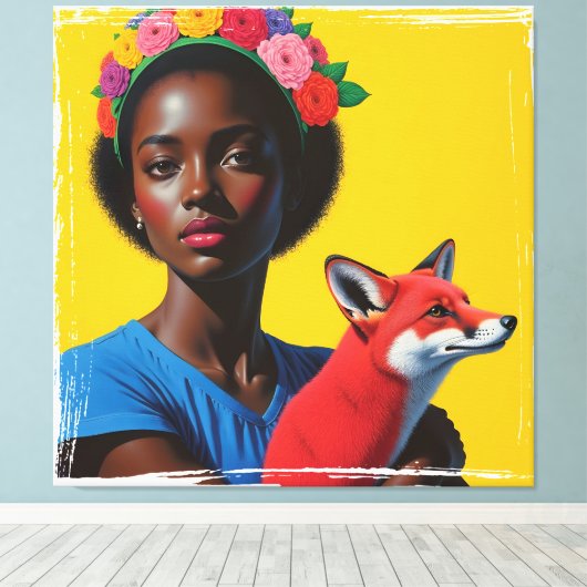 Portrait Leinwanddruck (Insitu (Holzboden))