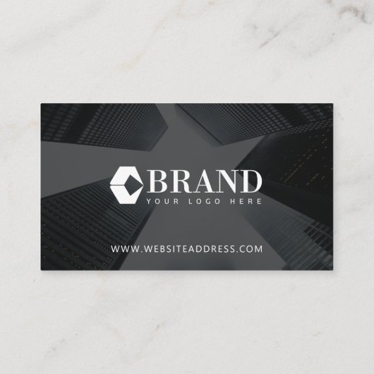 Portrait & Logos für Berufliches Business-Foto Visitenkarte (Rückseite)