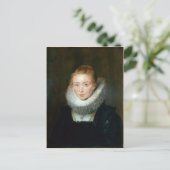 Portrait Maid Honorar Infanta Isabella Rubens Paul Postkarte (Stehend Vorderseite)