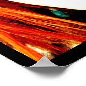 Portrait maskierte Frau Vintages Schönheitspopster Poster (Ecke)