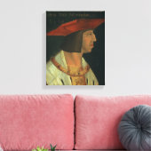 Portrait Maximillian I Leinwanddruck (Insitu (Wohnzimmer))