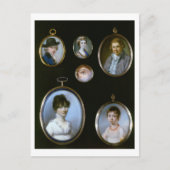 Portrait Miniaturen von LtoR und TtoB: Sir Thoma Postkarte (Vorderseite)