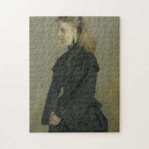Portrait Miss Guurtje van de Stadt Monet Kunstkuns Puzzle