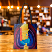 Portrait Moderne Malerei Tasche