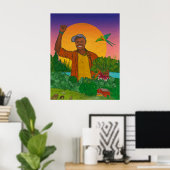 Portrait: Moses Momanyi, Dawn2Dusk Farm & Kilimo M Poster (Heimbüro)