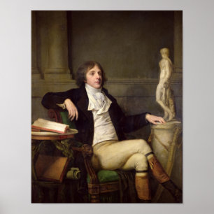 Portrait mutmaßlich Auguste Louis Poster