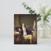 Portrait mutmaßlich Auguste Louis Postkarte (Stehend Vorderseite)