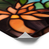 Portrait niedliche Dackel Poster (Ecke)