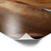 Portrait niedliche Schokolade Labrador Pit Mix Dog Fotodruck (Ecke)