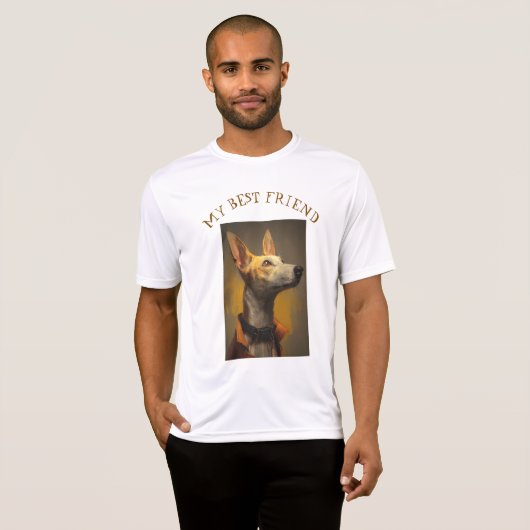 Portrait of a Dapper Greyhound T-Shirt (Vorne ganz)