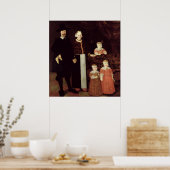 Portrait of a Hamburg Family, c.1640 Poster (Küche)