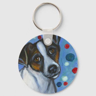 Portrait of a Jack Russell Schlüsselanhänger