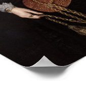 Portrait of a Lady aged 29, 1615 Poster (Ecke)