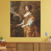 Portrait Of A Lady, Said To Be Nell Gwyn Leinwanddruck (Insitu (Wohnzimmer))