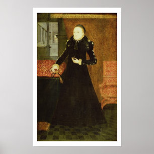 Portrait of a Lady, thought to be Katherine, Duche Poster