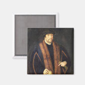 Portrait of a Man, c.1550 Magnet (Vorderseite/Rückseite)