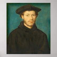 Portrait of a Man - Corneille de Lyon Kunst