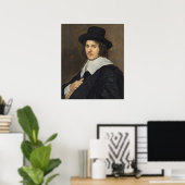 Portrait of a Man - Frans Hals Art Poster (Heimbüro)