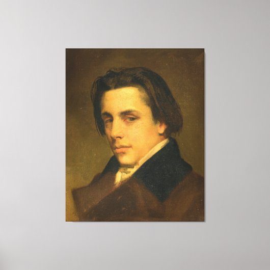 Portrait Of A Man Leinwanddruck (Vorderseite)