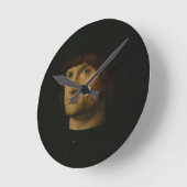 Portrait of a Man, oder The Condottiere, 1475 (Öl Runde Wanduhr (Winkel)