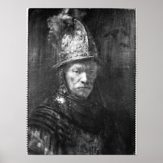 Portrait of a Man with a Golden Helmet, 1648 Poster (Vorne)