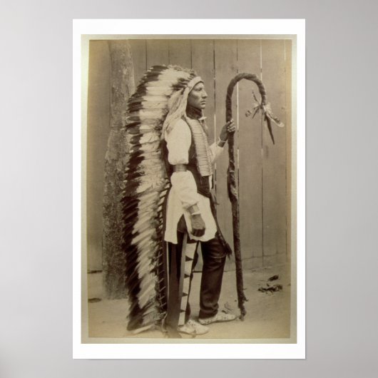 Portrait of a Native American from 'Buffalo Bill's Poster (Vorne)