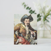 "Portrait of a Pirate" von unbekannter Künstlerin Postkarte (Stehend Vorderseite)