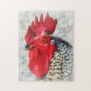 Portrait of a Rooster Puzzle