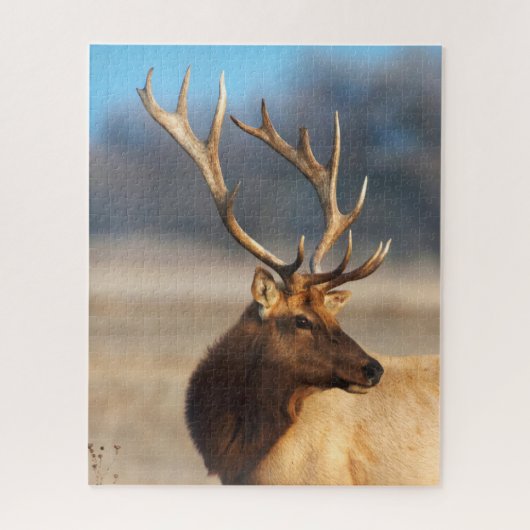 Portrait of a Stunning Bull Elk Puzzle (Vertikal)