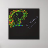 Portrait of a Wood Nymph Leinwanddruck (Vorderseite)