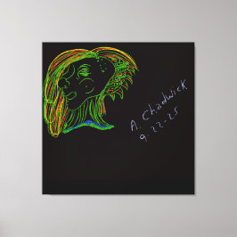 Portrait of a Wood Nymph  Leinwanddruck